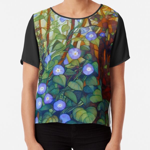 Ipomoea "caerulea blue" Chiffon Top