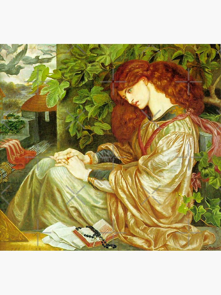 Dante Gabriel Rossetti - Pia de Tolomei Sticker for Sale by Vivanne-art