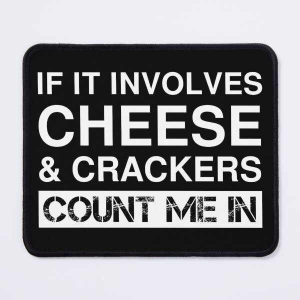 Item preview, Funny Cheese And Crackers Biscuits Snack Food designed and sold by Creekman Designs.