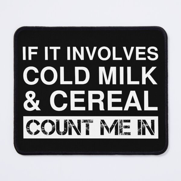 Item preview, Funny Cold Milk And Cereal American Breakfast designed and sold by Creekman Designs.