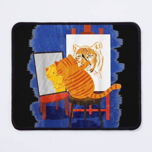 Item preview, Cute Artistic Cat - Cute Cat Painting Lion Art designed and sold by HappyCatsStore.