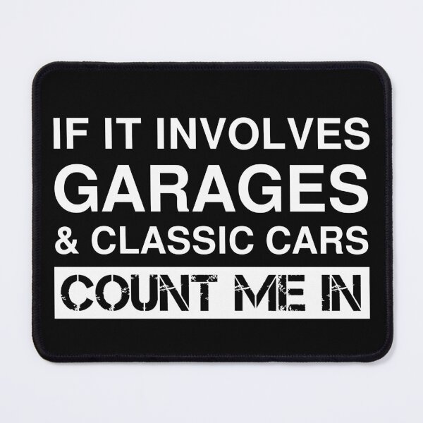 Item preview, Funny Garages And Classic Cars Car Collector Collecting designed and sold by Creekman Designs.