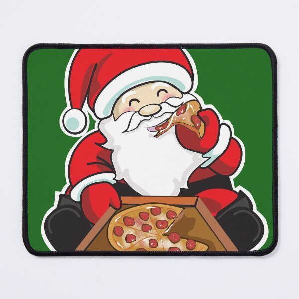 Artikelvorschau, Weihnachtsmann & Pizza entworfen und verkauft von koonam.