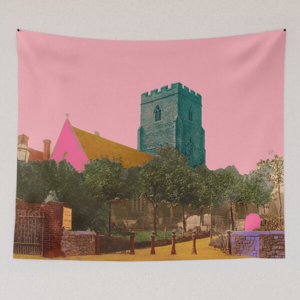 Item preview, vintage Folkestone St Marys Church, Kent, England designed and sold by Mauswohn.
