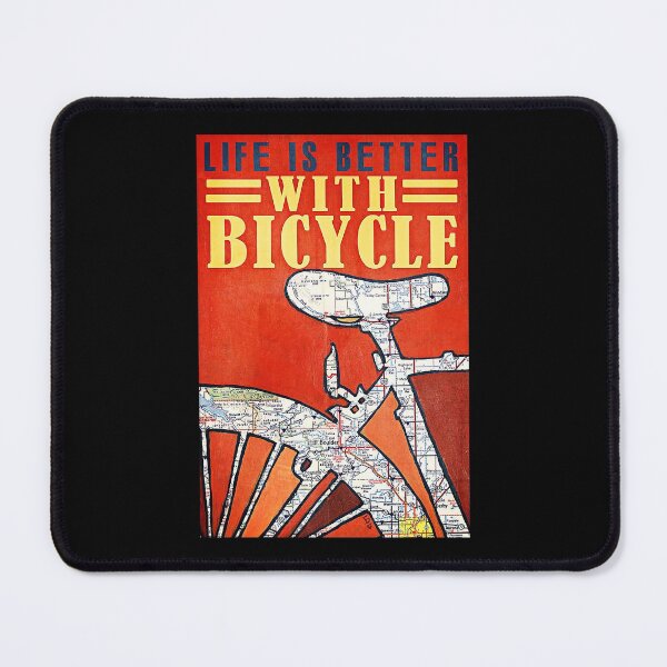 Item preview, Cycling Life Is Better with bicycle designed and sold by YimHrishi.