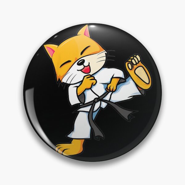 Item preview, Kids Martial Arts Karate Cat designed and sold by HappyCatsStore.