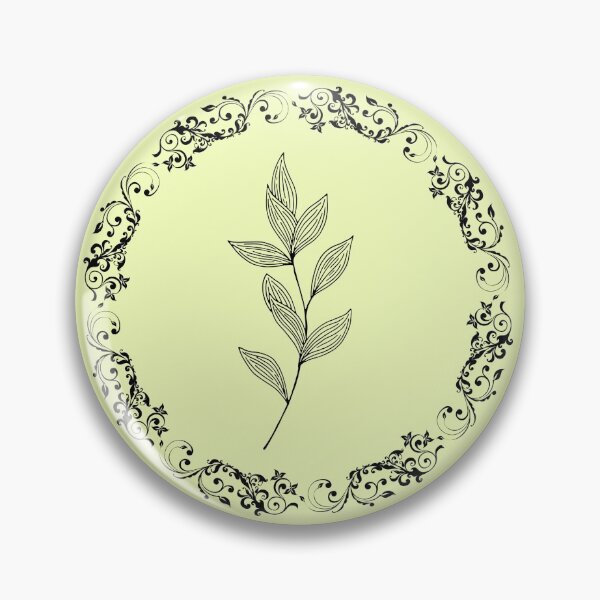 Item preview, leaf pattern, floral circle pattern designed and sold by Designcourt.