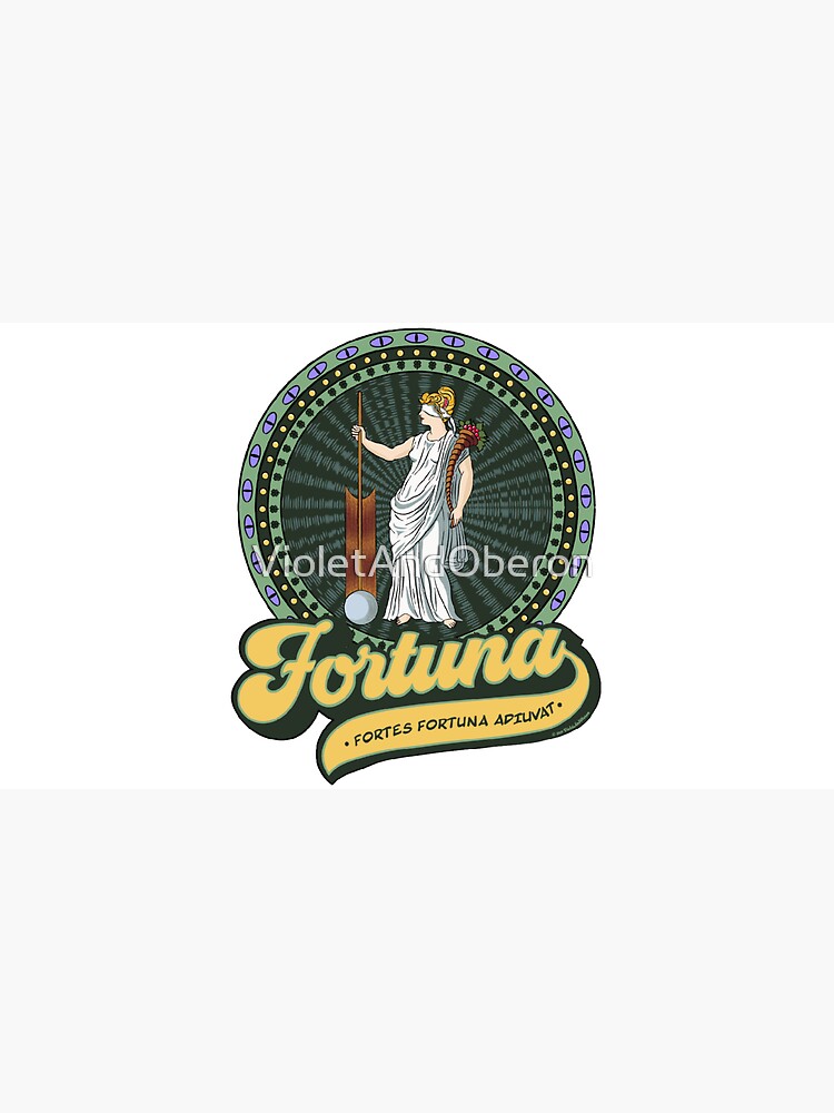 Lucky t-shirt Goddess Fortuna green Bucket Hat for Sale by VioletAndOberon