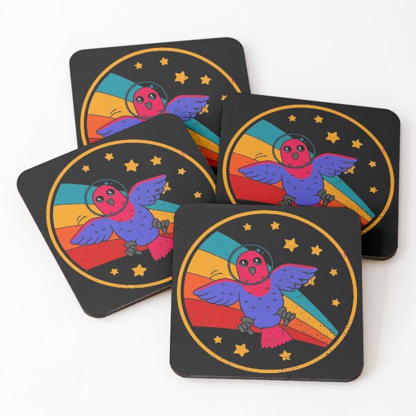 Item preview, Cute Vintage Female Eclectus Parrot Owner Retro Parrot Bird In Space designed and sold by JokeGysen.