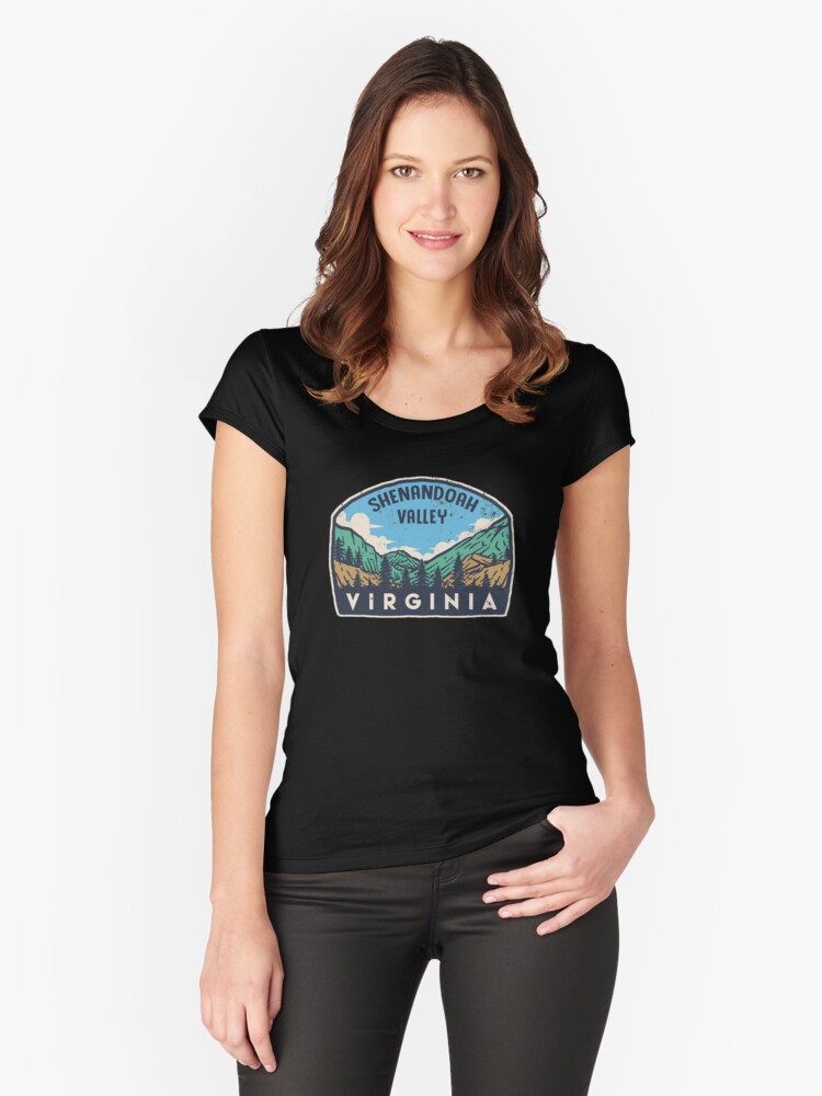 Shenandoah Valley National Park Virginia | Fitted Scoop T-Shirt