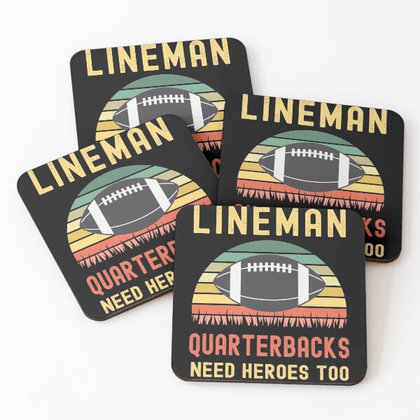 Item preview, Lineman Because Quarterbacks Need Heroes designed and sold by Fabvity.