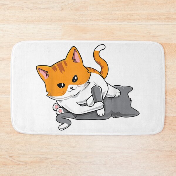 Item preview, Jiu jitsu Kimura kawaii Cat art- Bjj & MMA grappling gifts designed and sold by HappyCatsStore.