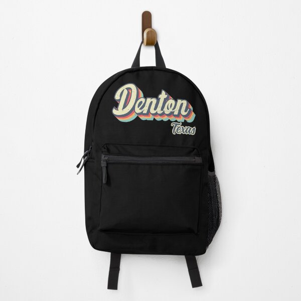 Item preview, Denton city Texas Retro Vintage 70s rainbow designed and sold by Teelogic.