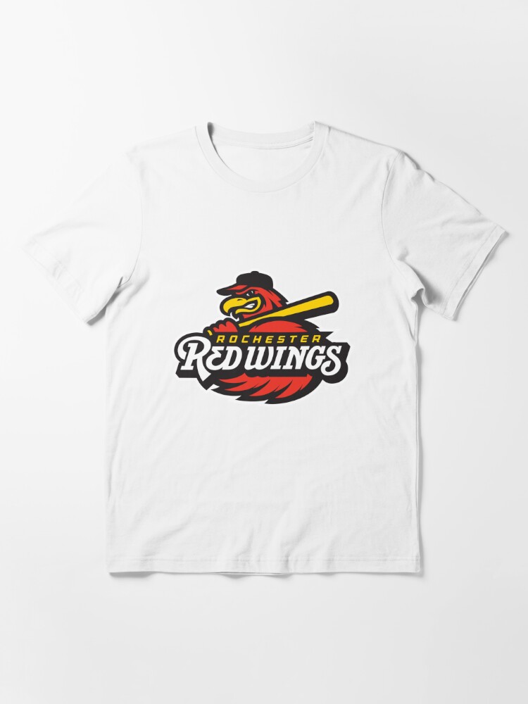 Men's Champion Black Rochester Red Wings Jersey Long Sleeve T-Shirt Size: Small