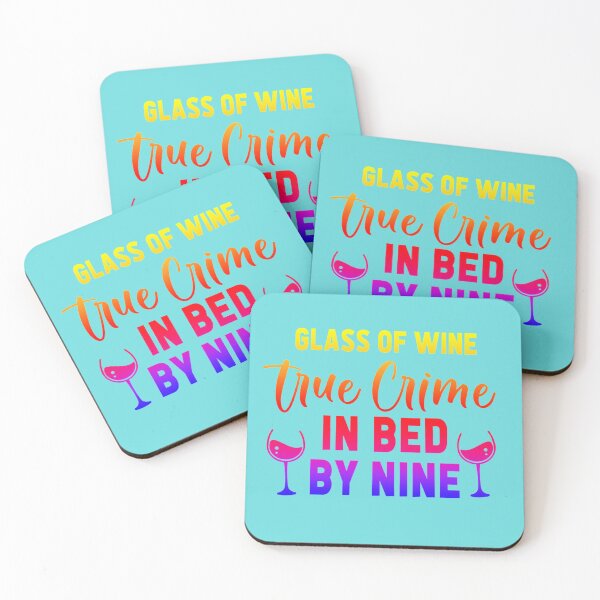 Item preview, Glass of Wine, True Crime in Bed by Nine T-Shirt designed and sold by CristalleLisa.