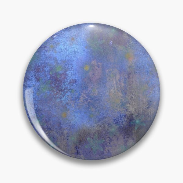 Item preview, Metallic Blue Flowers designed and sold by ColorsandShapes.