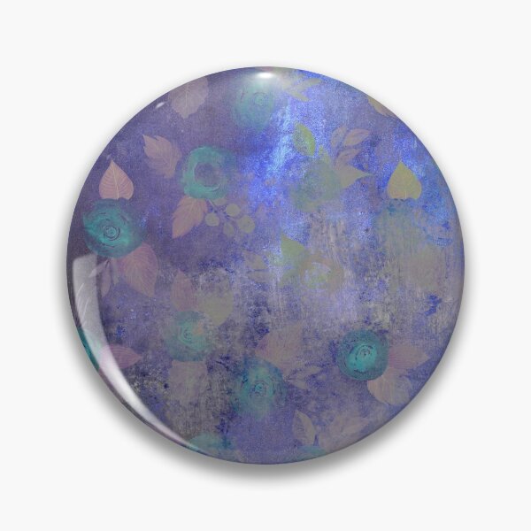 Item preview, Metallic Blue Flowers designed and sold by ColorsandShapes.