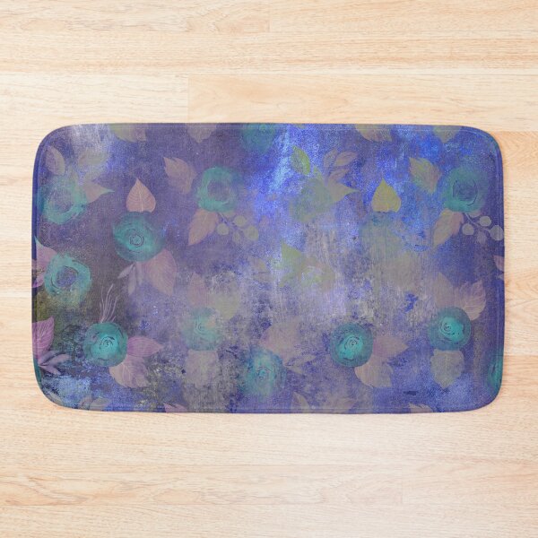 Item preview, Metallic Blue Flowers designed and sold by ColorsandShapes.