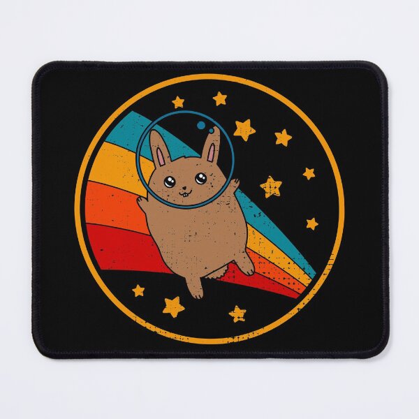 Item preview, Cute Vintage Flemish Giant Rabbit Owner Retro Bunny In Space designed and sold by JokeGysen.