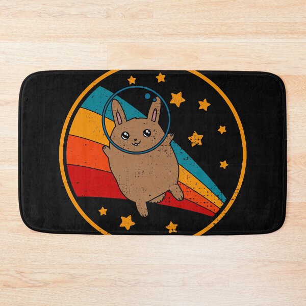 Item preview, Cute Vintage Flemish Giant Rabbit Owner Retro Bunny In Space designed and sold by JokeGysen.