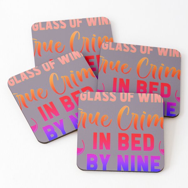 Item preview, Glass of Wine, True Crime in Bed by Nine T-Shirt. designed and sold by CristalleLisa.