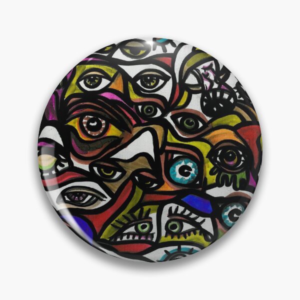 Item preview, Crazy eyes  Pop Art designed and sold by Art-by-Makaela.