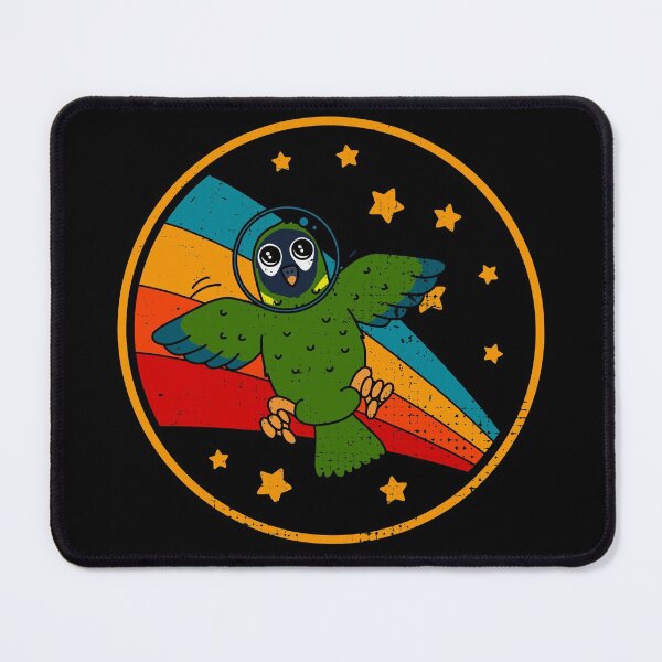 Item preview, Cute Vintage Male hahns macaw Owner Retro Macaw Bird In Space designed and sold by JokeGysen.