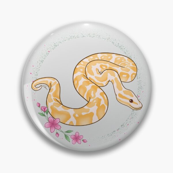 Item preview, Albino Ball Python Floral Theme! designed and sold by anacecilia.