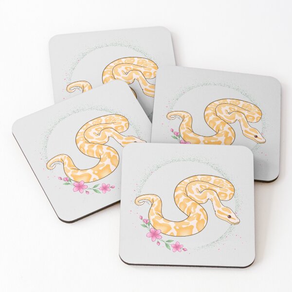 Item preview, Albino Ball Python Floral Theme! designed and sold by anacecilia.