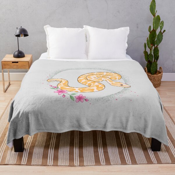 Item preview, Albino Ball Python Floral Theme! designed and sold by anacecilia.