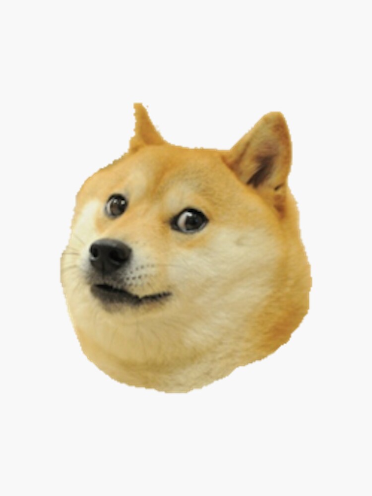 Doge Meme Stickers Redbubble - dogey dogs roblox