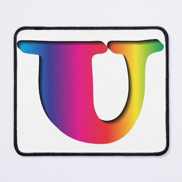 Item preview, Multicolored 3D letter "U" designed and sold by Murza.