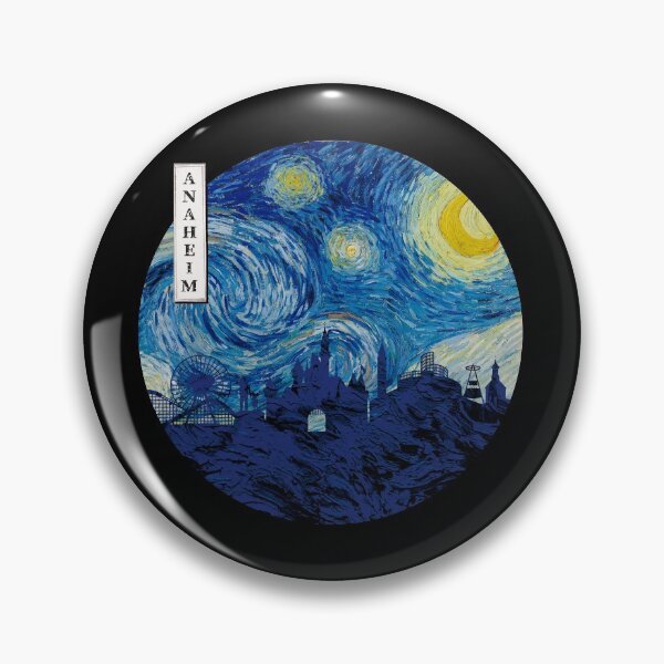 Item preview, Anaheim Starry Night Van Gogh Circle designed and sold by DFerraz.