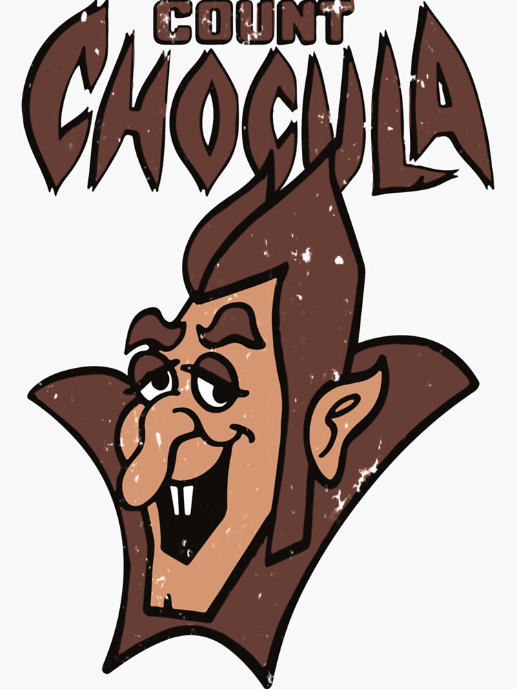 "Count Chocula" Sticker for Sale by SandroTonali Redbubble