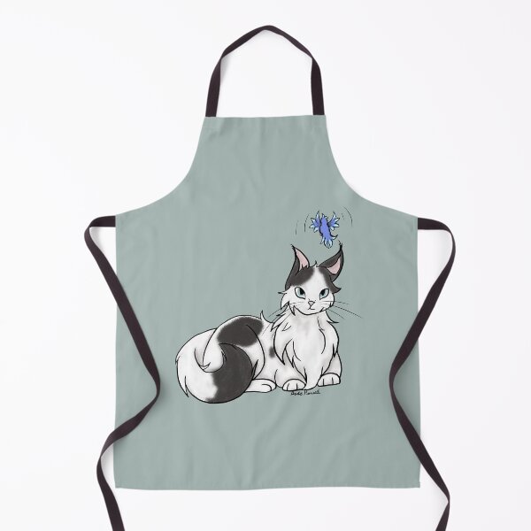 Item preview, Cat and bird in an aspen forest. designed and sold by BerryShyKittens.