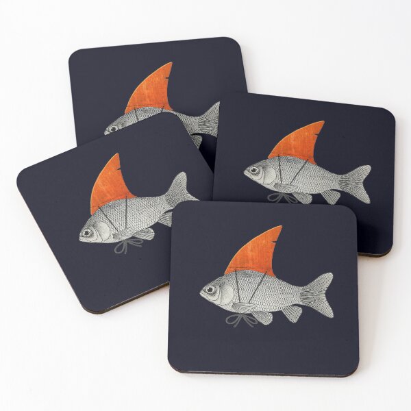 Item preview, Goldfish with an Orange Shark Fin  designed and sold by Vin  Zzep.