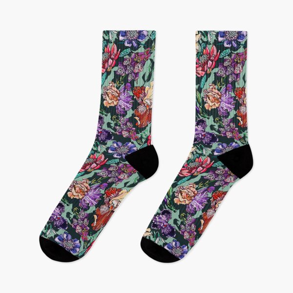 Item preview, Menta campos de iris y flores primaverales designed and sold by ariellemorris.
