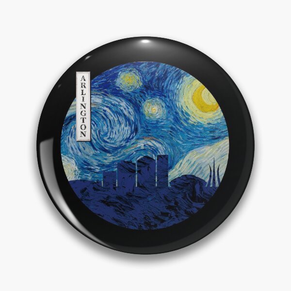 Item preview, Arlington Starry Night Van Gogh Circle designed and sold by DFerraz.
