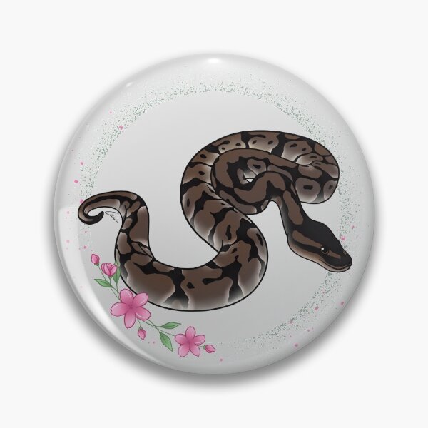 Item preview, Axanthic Ball Python Floral Theme! designed and sold by anacecilia.