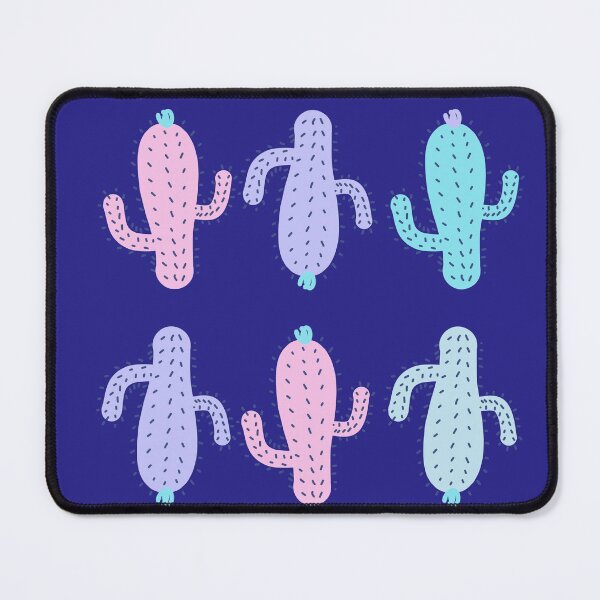 Item preview, 6 Pack Pastel Dancing Cactus Blue Pink Purple designed and sold by thesandrafadzai.