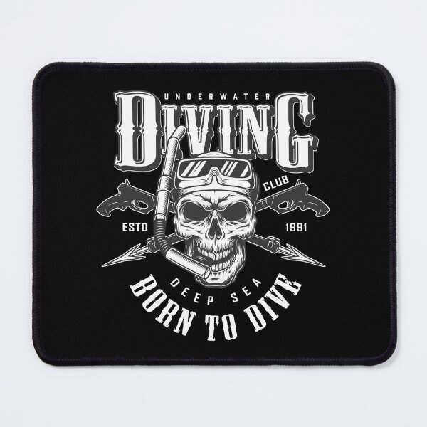 Item preview, Underwater Diving Born To Dive Deep Sea designed and sold by Vector Scout Lab.