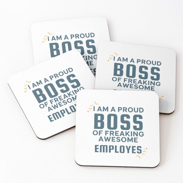 Item preview, I am a PROUD BOSS of freaking awesome EMPLOYES designed and sold by Saniahashim.