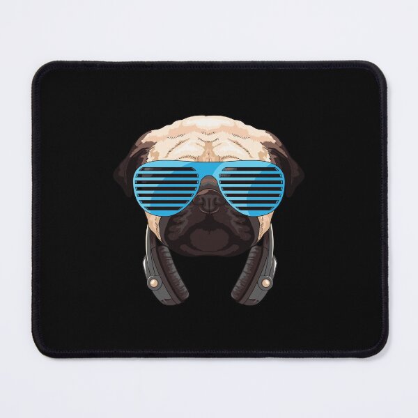 Item preview, Cool Pug Party Gift Pug Dog Lover Music Dj designed and sold by bentwellmean.