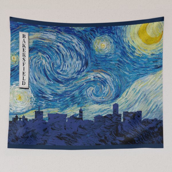 Item preview, Bakersfield Van Gogh Starry Night designed and sold by DFerraz.