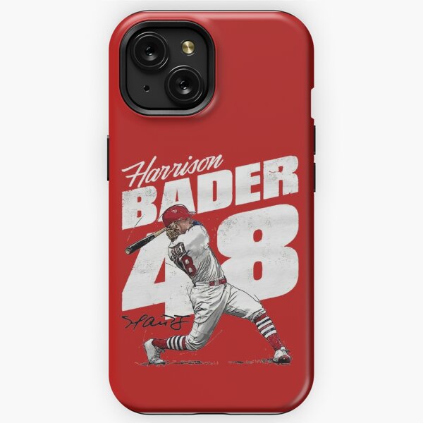 Authentic Men's Harrison Bader Red Alternate Jersey - #48 Baseball