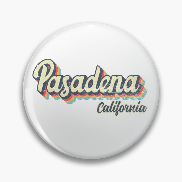 Item preview, Pasadena City California Retro Vintage 70s rainbow designed and sold by Teelogic.