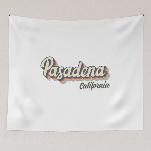Item preview, Pasadena City California Retro Vintage 70s rainbow designed and sold by Teelogic.