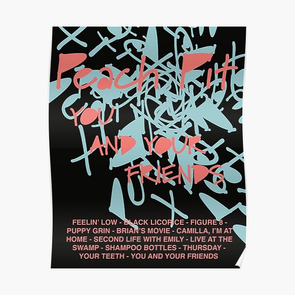 Peach Pit Music Posters Redbubble