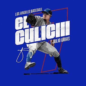Julio Urias Baseball Paper Poster Dodgers 2 - Julio Urias