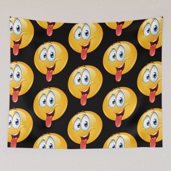 Item preview, Sticking out Tongue Emoji  designed and sold by EavenCoke.